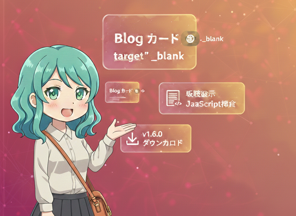 SYN オウンド（SYN Ownd）でブログカードのリンク先を選択できるようにした話 — blogcardショートコード target=”_self” テスト